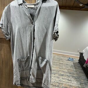 Casual Gray Mini Dress